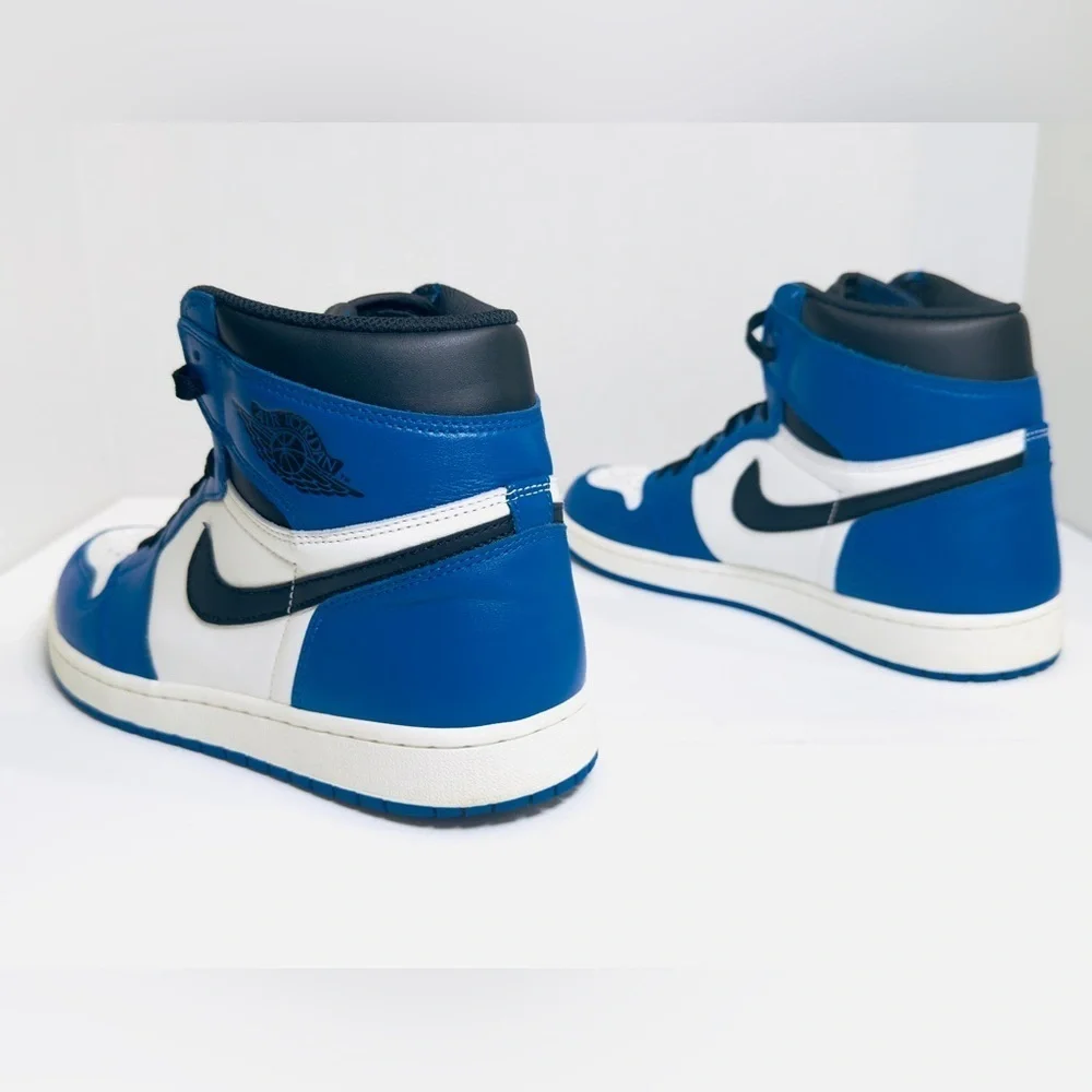 Nike Air Jordan 1 Retro High OG Game Royal 2018 Sneakers 555088-403 Size 10.5
